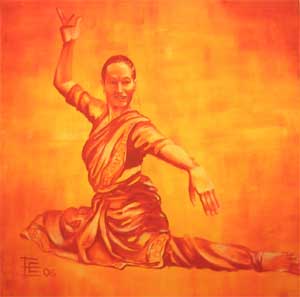 indischTaenzerin1Acryl