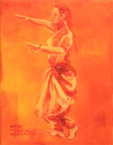 indischTanz3AcrylLeinen